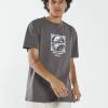 Thrills Co. New Arrivals Paradise Smoke Merch Fit Tee - Plum