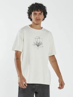 Thrills Co. New Arrivals Hemp Voices Merch Fit Tee - Tofu