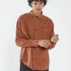 Thrills Co. Hemp Minimal Thrills Oversize Long Sleeve Shirt - Coffee New Arrivals
