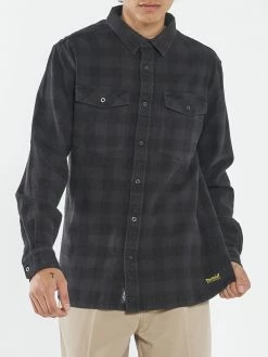 Thrills Co. New Arrivals Liste Long Sleeve Flannel - Black 11 Thrills Co. New Arrivals Liste Long Sleeve Flannel - Black