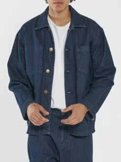 Thrills Co. Work Shop Jacket - Indigo Rinse