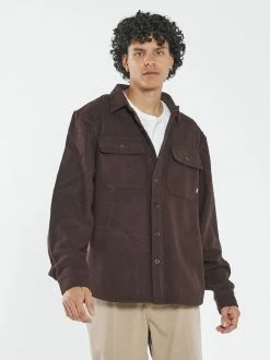 Thrills Co. Paradise In Ruins Overshirt - Postal Brown 22 Thrills Co. Paradise In Ruins Overshirt - Postal Brown