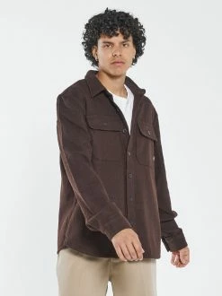 Thrills Co. Paradise In Ruins Overshirt - Postal Brown 24 Thrills Co. Paradise In Ruins Overshirt - Postal Brown