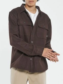 Thrills Co. Paradise In Ruins Overshirt - Postal Brown 25 Thrills Co. Paradise In Ruins Overshirt - Postal Brown