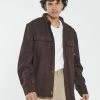 Thrills Co. Paradise In Ruins Overshirt - Postal Brown 1 Thrills Co. Paradise In Ruins Overshirt - Postal Brown