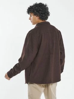 Thrills Co. Paradise In Ruins Overshirt - Postal Brown