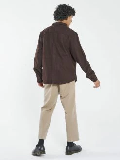 Thrills Co. Paradise In Ruins Overshirt - Postal Brown 16 Thrills Co. Paradise In Ruins Overshirt - Postal Brown