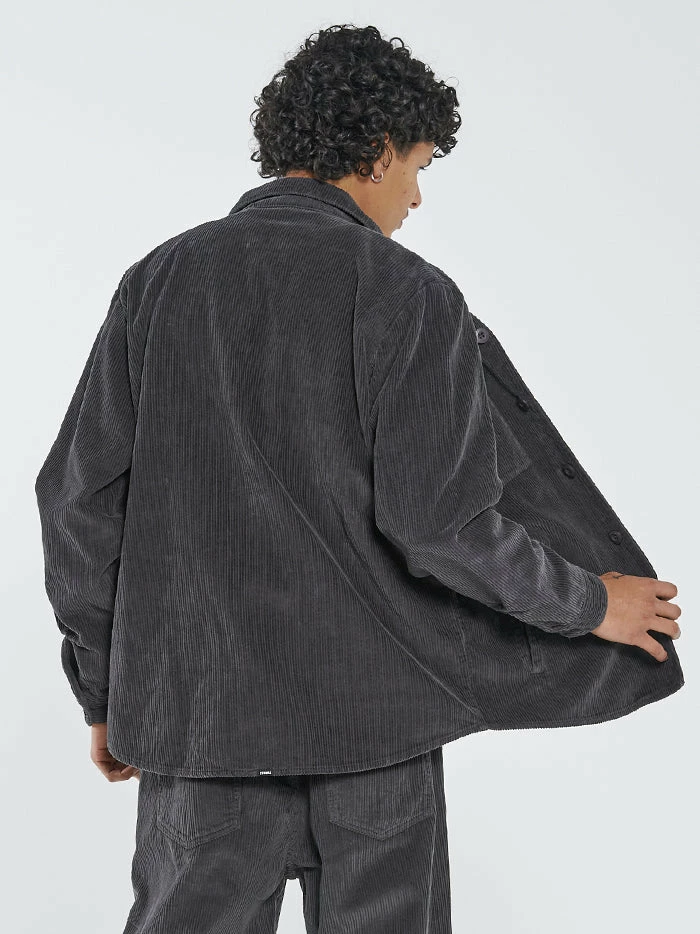 Thrills Co. Thrills Labour Overshirt - Dark Charcoal New Arrivals 5 Thrills Co. Thrills Labour Overshirt - Dark Charcoal New Arrivals
