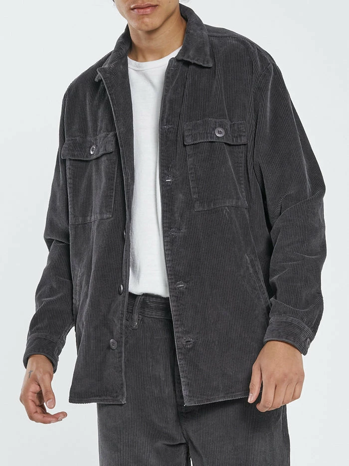 Thrills Co. Thrills Labour Overshirt - Dark Charcoal New Arrivals 6 Thrills Co. Thrills Labour Overshirt - Dark Charcoal New Arrivals