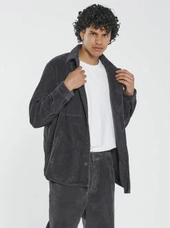 Thrills Co. Thrills Labour Overshirt - Dark Charcoal New Arrivals