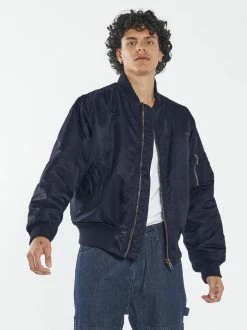 Thrills Co. New Arrivals Thrills Union Bomber - Dark Navy 9 Thrills Co. New Arrivals Thrills Union Bomber - Dark Navy