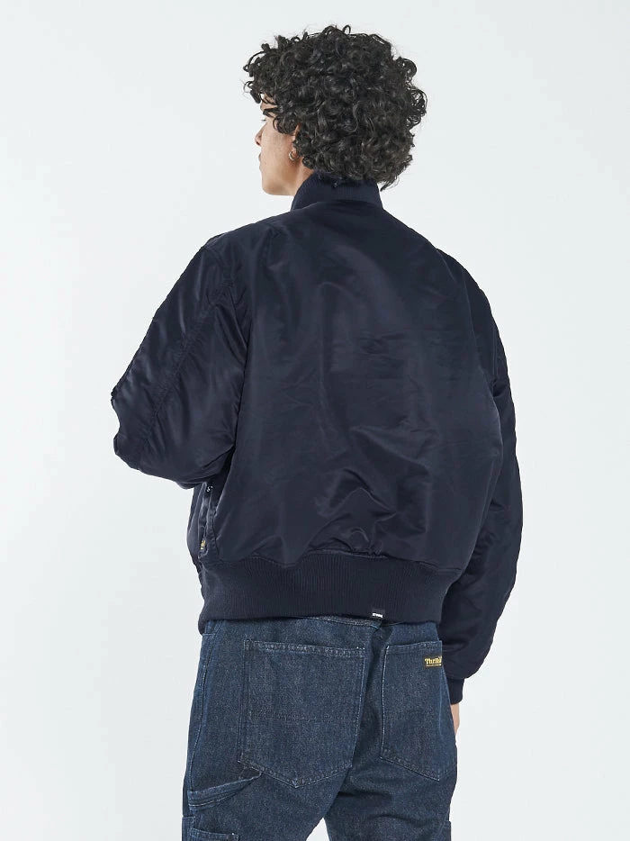 Thrills Co. New Arrivals Thrills Union Bomber - Dark Navy 4 Thrills Co. New Arrivals Thrills Union Bomber - Dark Navy
