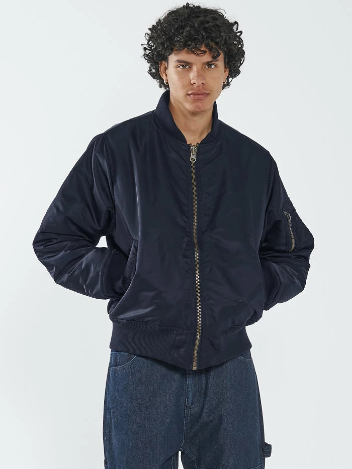 Thrills Co. New Arrivals Thrills Union Bomber - Dark Navy 6 Thrills Co. New Arrivals Thrills Union Bomber - Dark Navy