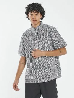 Thrills Co. Fragments Short Sleeve Shirt - Black New Arrivals