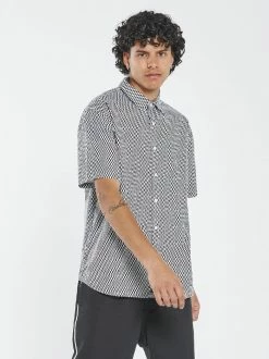 Thrills Co. Fragments Short Sleeve Shirt - Black New Arrivals