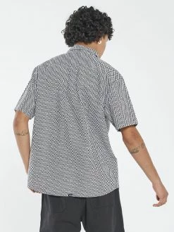 Thrills Co. Fragments Short Sleeve Shirt - Black New Arrivals