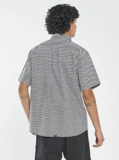Thrills Co. Fragments Short Sleeve Shirt - Black New Arrivals