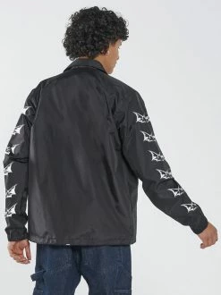 Thrills Co. New Arrivals Odditty Coaches Jacket - Black
