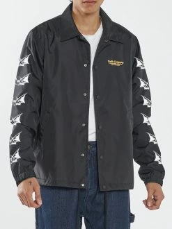 Thrills Co. New Arrivals Odditty Coaches Jacket - Black
