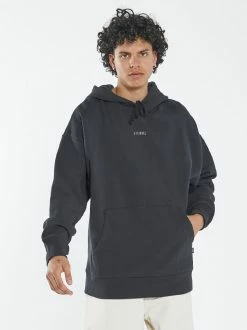 Thrills Co. Minimal Thrills Slouch Pull On Hood - Washed Black New Arrivals