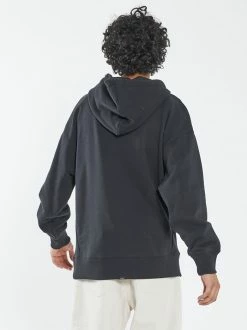 Thrills Co. Minimal Thrills Slouch Pull On Hood - Washed Black New Arrivals