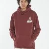 Thrills Co. New Arrivals Death Coil Pull On Hood - Blood Red