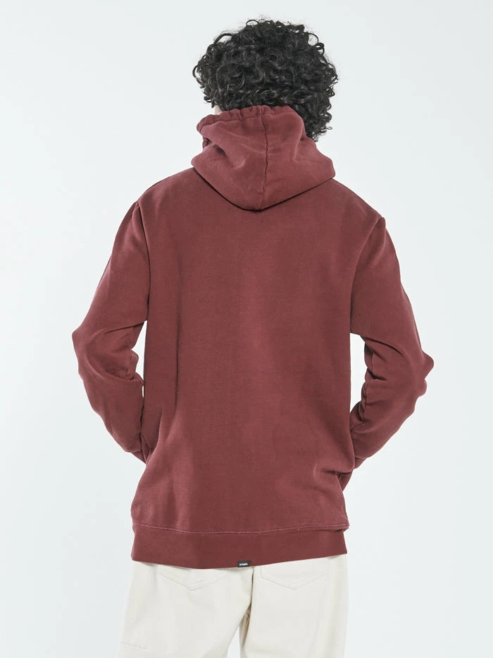 Thrills Co. New Arrivals Death Coil Pull On Hood - Blood Red 4 Thrills Co. New Arrivals Death Coil Pull On Hood - Blood Red