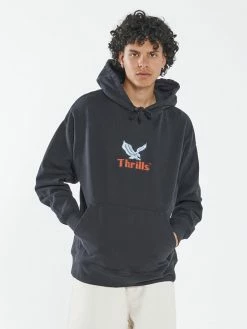 Thrills Co. Not Forgotten Slouch Pull On Hood - Twilight Black New Arrivals
