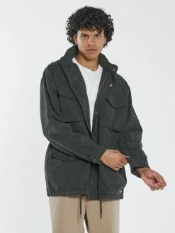 Thrills Co. Formation Jacket - Oil Green