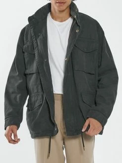 Thrills Co. Formation Jacket - Oil Green