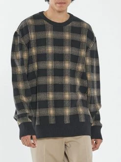 Thrills Co. Now Then Crew Knit - Black New Arrivals