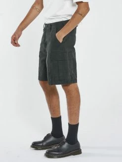 Thrills Co. Slacker Cargo Short - Oil Green New Arrivals