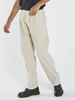 Thrills Co. New Arrivals Slacker Cord Elastic Surf Pant - Unbleached 10 Thrills Co. New Arrivals Slacker Cord Elastic Surf Pant - Unbleached