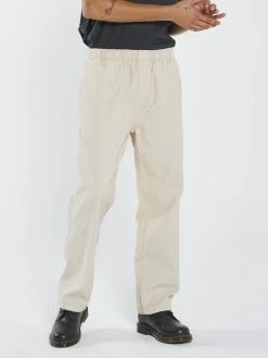 Thrills Co. New Arrivals Slacker Cord Elastic Surf Pant - Unbleached 11 Thrills Co. New Arrivals Slacker Cord Elastic Surf Pant - Unbleached