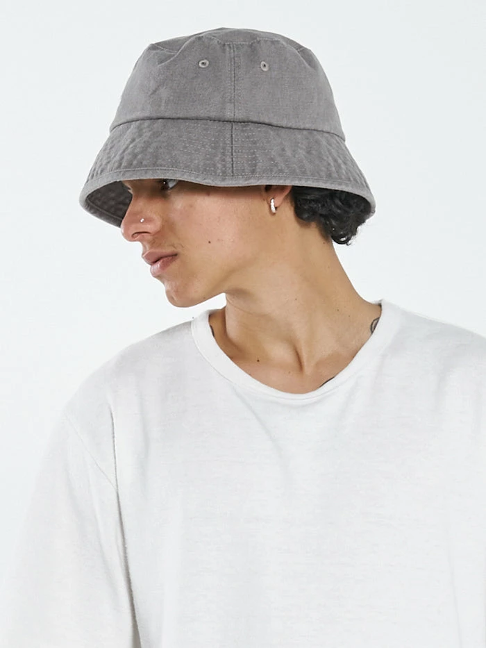 Thrills Co. New Arrivals Minimal Thrills Bucket Hat - Plum 4 Thrills Co. New Arrivals Minimal Thrills Bucket Hat - Plum