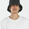 Thrills Co. New Arrivals Minimal Thrills Bucket Hat - Washed Black