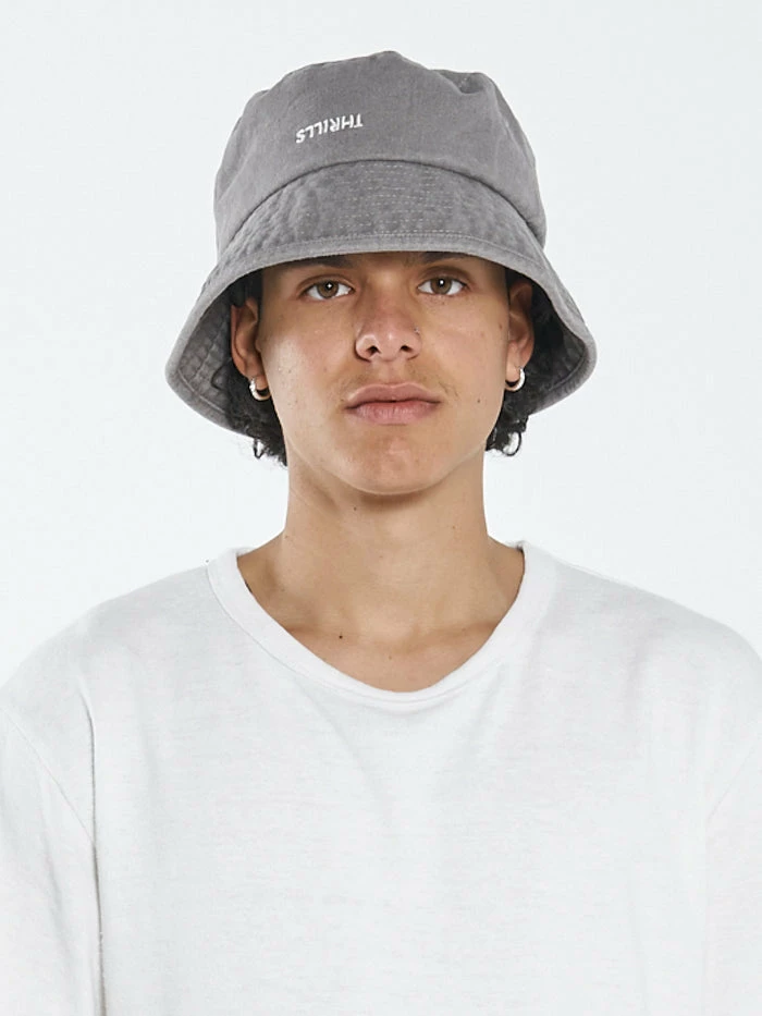 Thrills Co. New Arrivals Minimal Thrills Bucket Hat - Plum 3 Thrills Co. New Arrivals Minimal Thrills Bucket Hat - Plum