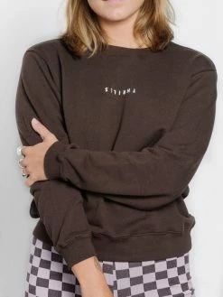 Thrills Co. Sweaters & Fleece Minimal Thrills Crew - Postal Brown