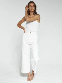 Thrills Co. Holly Crop Jean - White
