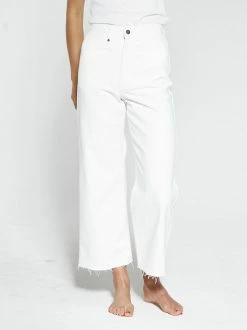 Thrills Co. Holly Crop Jean - White