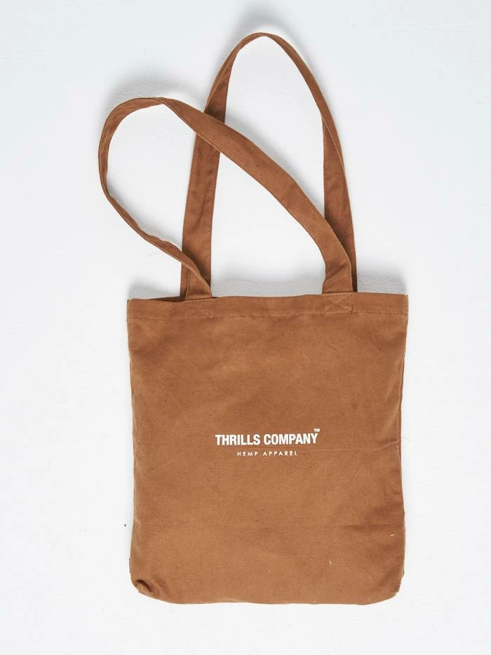 Thrills Co. Hemp Naturally Tote - Almond 4 Thrills Co. Hemp Naturally Tote - Almond
