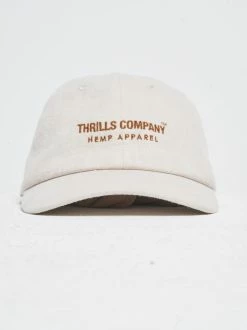 Thrills Co. Hemp 6 Panel Cap - Unbleached