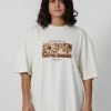 Thrills Co. Super Bloom Oversized Tee - Heritage White