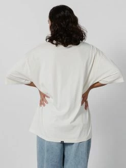 Thrills Co. Super Bloom Oversized Tee - Heritage White
