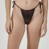 Thrills Co. Paradise On Repeat String Bikini Pant - Washed Cocoa 1% For The Planet 1 Thrills Co. Paradise On Repeat String Bikini Pant - Washed Cocoa 1% For The Planet
