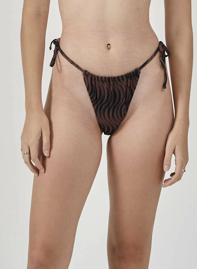 Thrills Co. Paradise On Repeat String Bikini Pant - Washed Cocoa 1% For The Planet 3 Thrills Co. Paradise On Repeat String Bikini Pant - Washed Cocoa 1% For The Planet