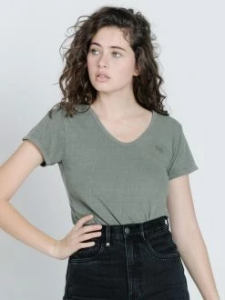 Cheap Thrills Store 3 Thrills Co. Hot Lips Tee - Army Green