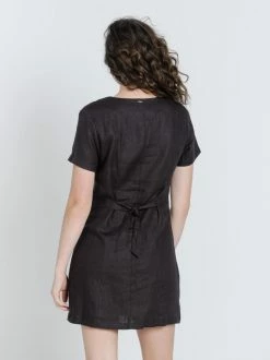 Thrills Co. Fraya Dress - Postal Brown