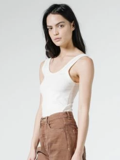 Thrills Co. Thrills Unseen Retro Tank - Unbleached Hemp 10 Thrills Co. Thrills Unseen Retro Tank - Unbleached Hemp