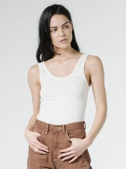 Thrills Co. Thrills Unseen Retro Tank - Unbleached Hemp